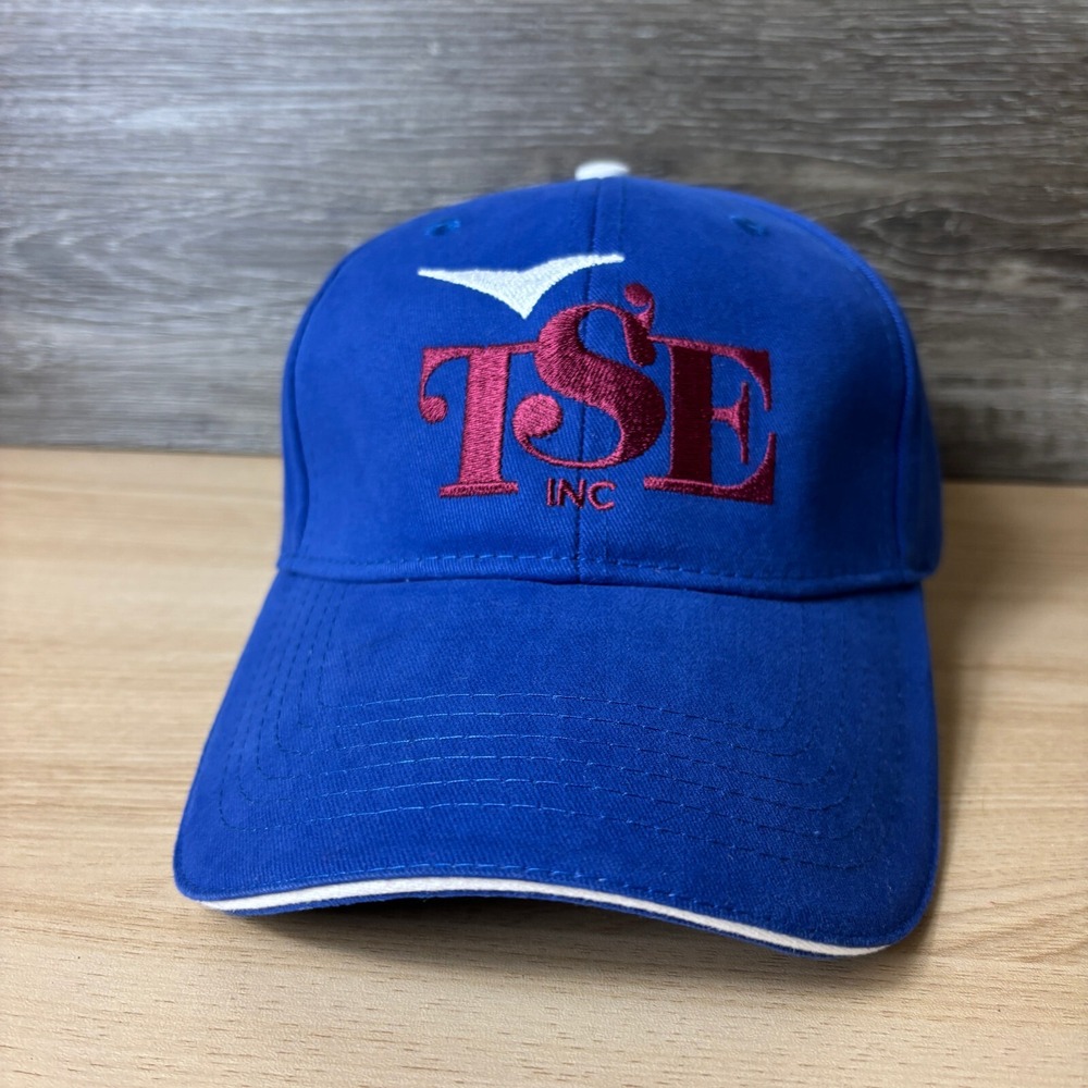 TSE INC Hat Cap Strap Back Blue Adjustable
